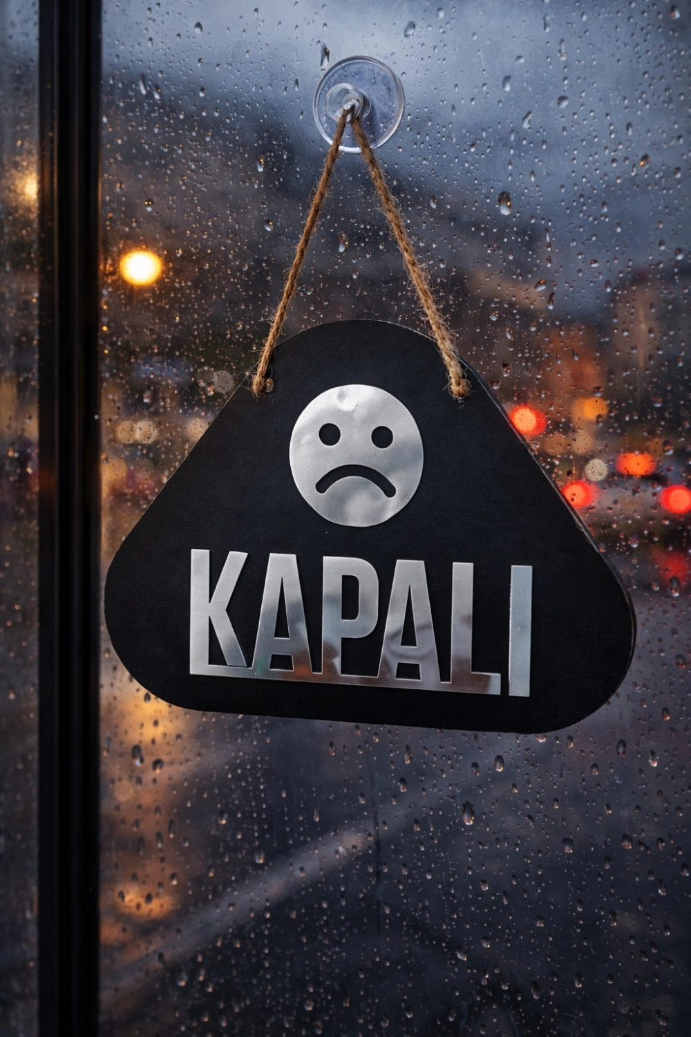 Pleksi Detaylı Emoji Desenli Açık-Kapalı Yönlendirme Tabelası-Gümüş