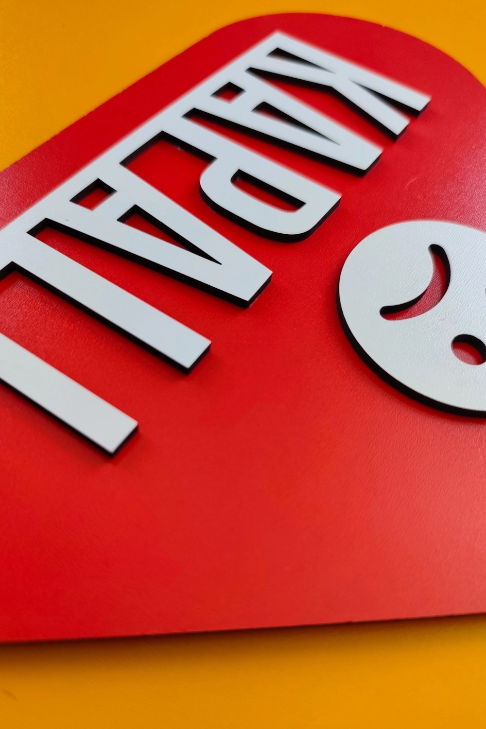 Emoji Desenli Açık-Kapalı Yönlendirme Tabelası - Kırmızı