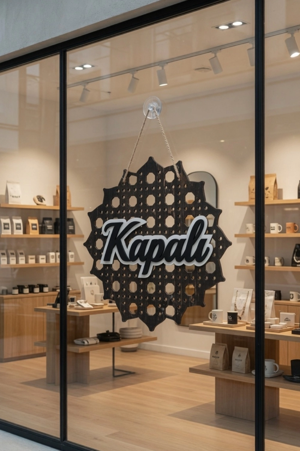 Rattan 5 Katmanlı Model AÇIK-KAPALI Tabelası  -Rebap