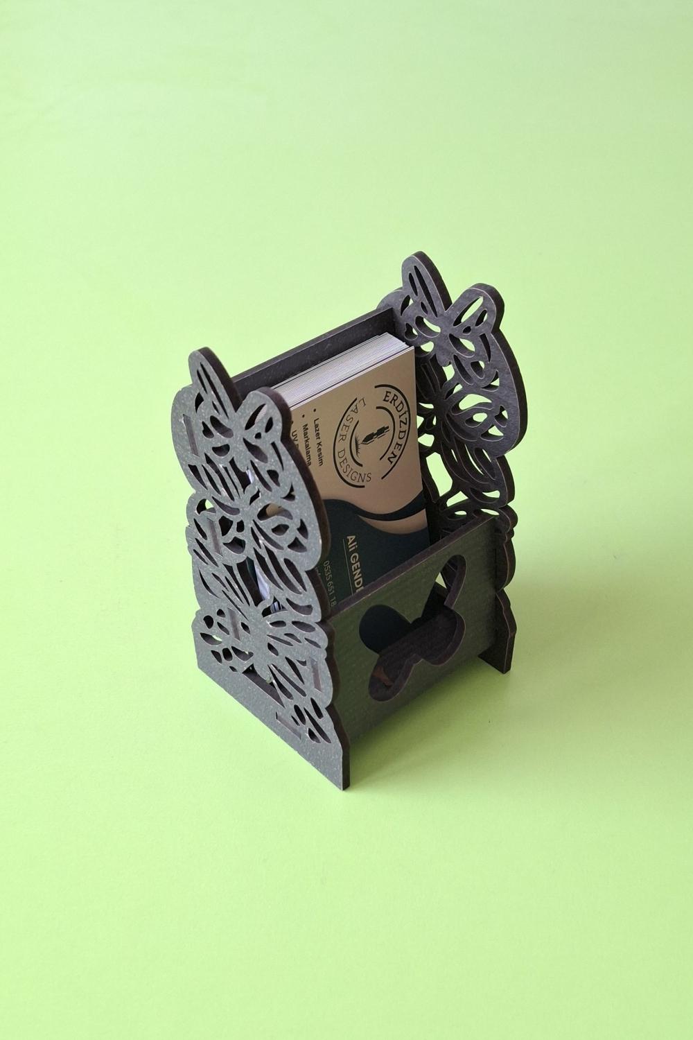 Kartvizitleriniz İçin Doğal ve Zarif Çözüm Desenli 3 mm MDF Kartvizitlik