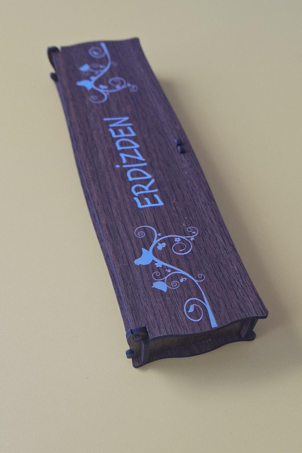 Kişiye Özel Desenli Çok Amaçlı Kutu - 24 x 6 x 2 cm