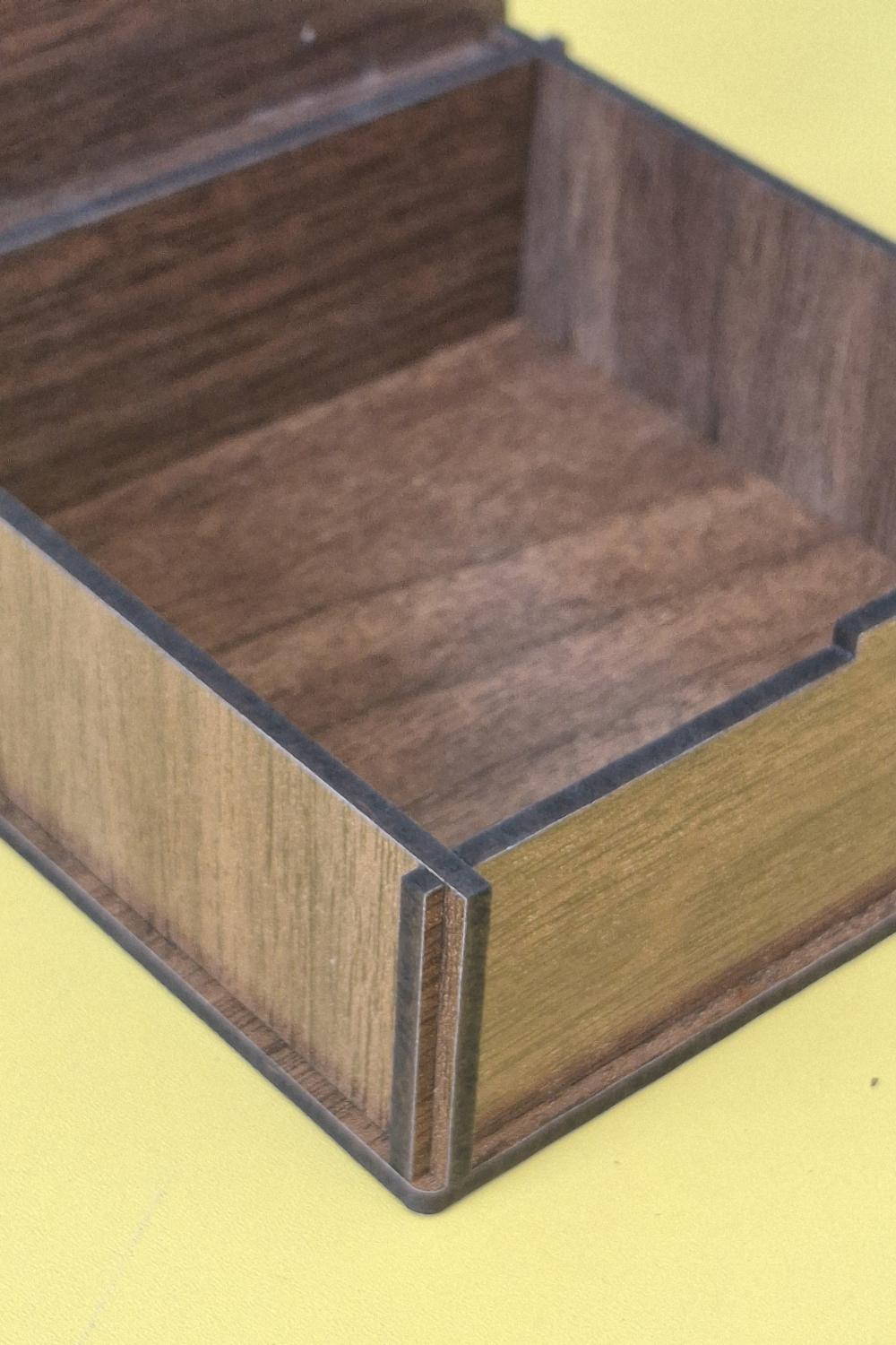 Kişiye Özel Lotus Çiçeği Desenli Çok Amaçlı Kutu - 11 x 11 X 4 cm