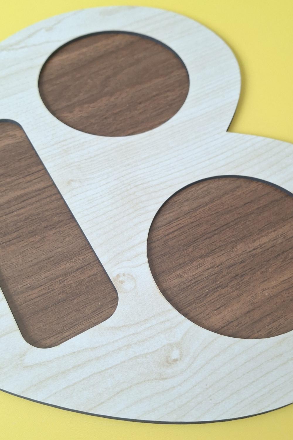 Birinci Sınıf Ahşap Lazer Kesim MDF Yemek Servis ve Sunum Tahtası