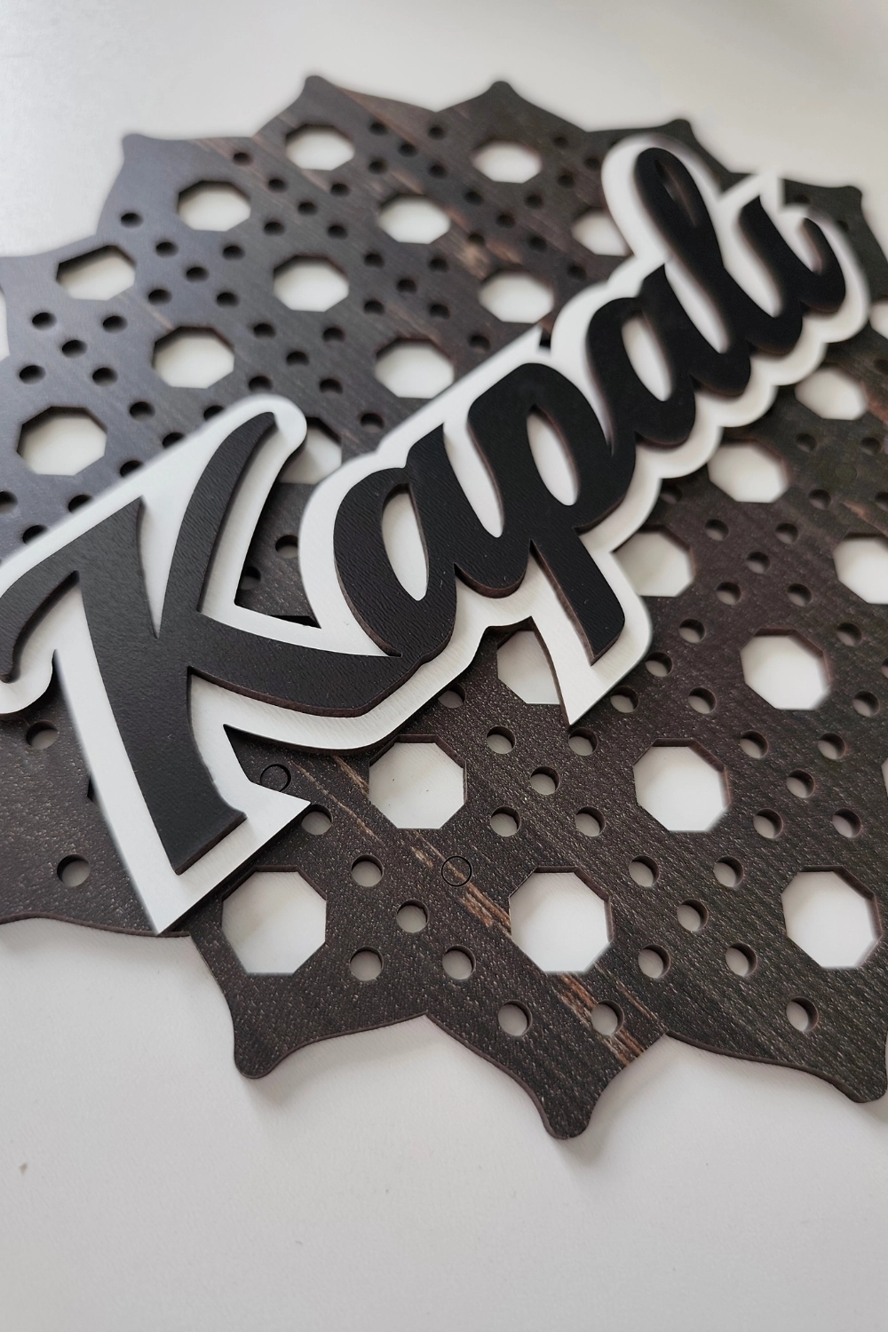 Rattan 5 Katmanlı Model AÇIK-KAPALI Tabelası  -Rebap