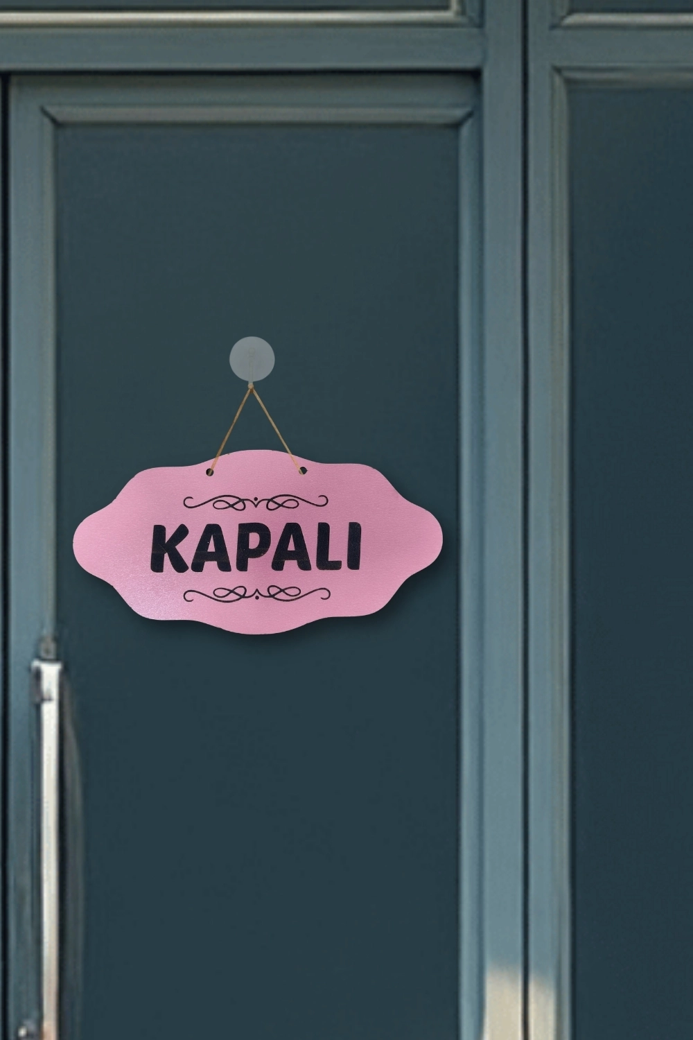 Dekoratif AÇIK-KAPALI Tabelası - Pembe