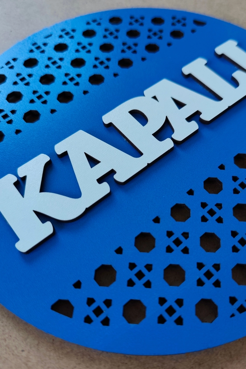 Rattan Model AÇIK-KAPALI Tabelası - Saks