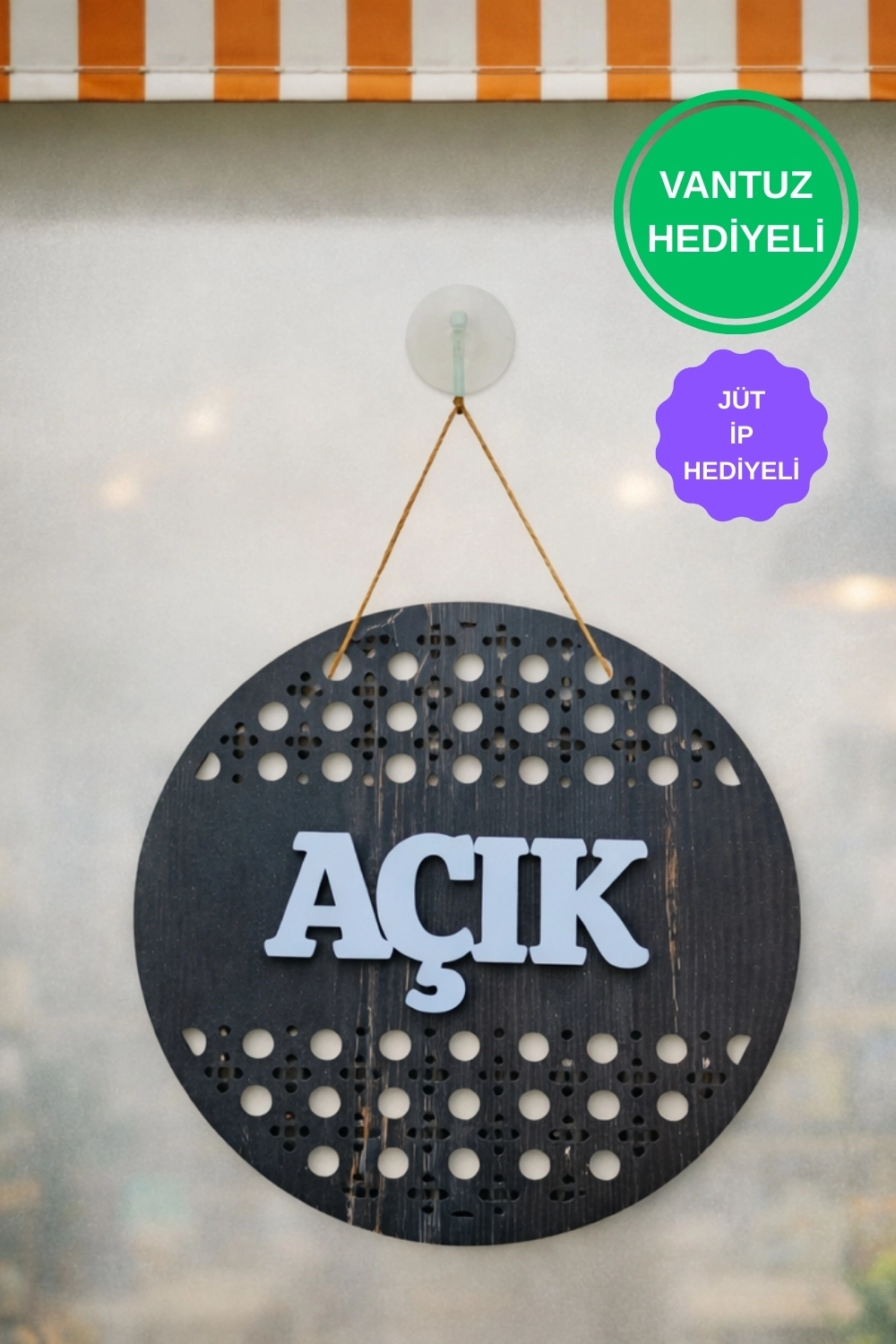 Rattan Model AÇIK-KAPALI Tabelası  -Rebap