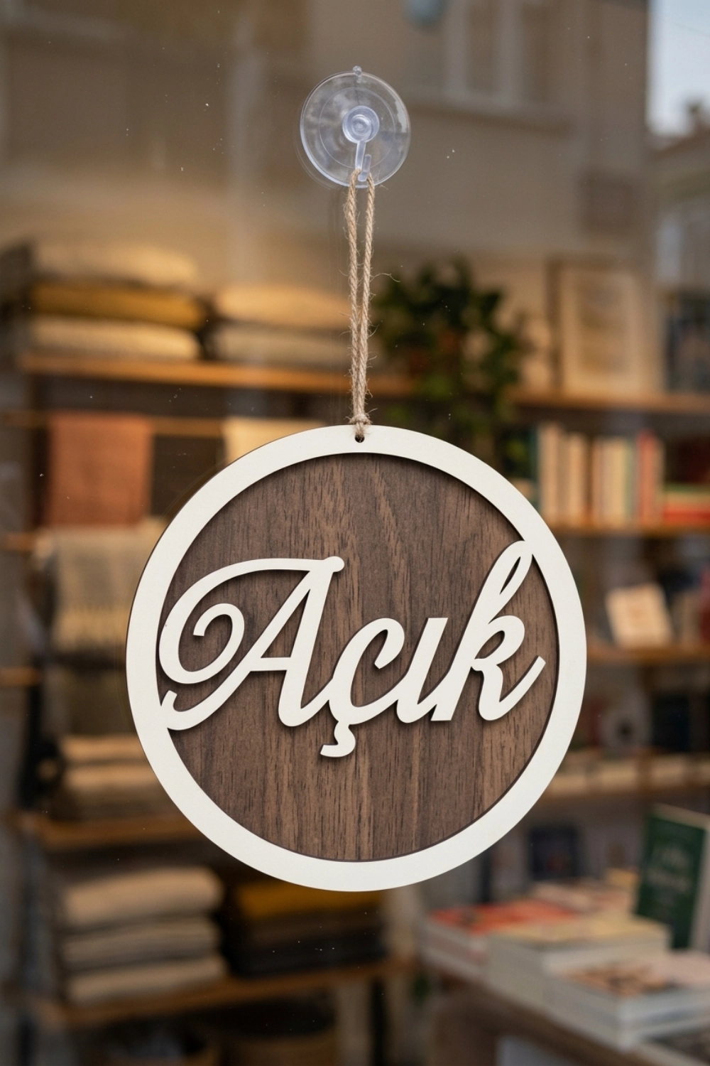 Yuvarlak Model 3D AÇIK-KAPALI Tabelası - Gediz