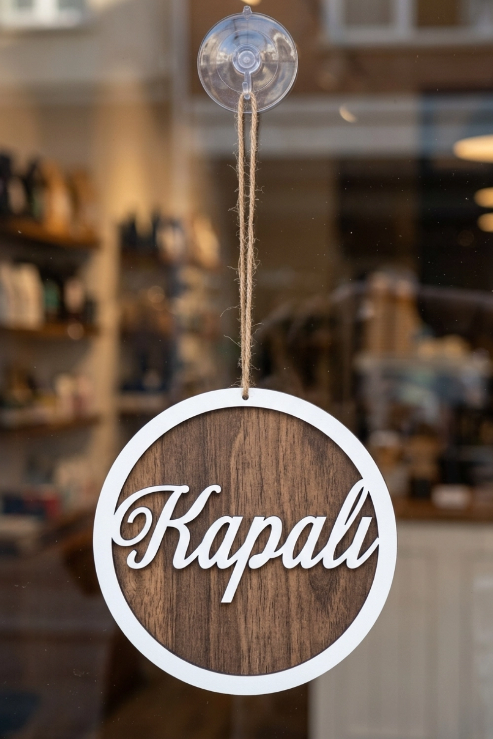 Yuvarlak Model 3D AÇIK-KAPALI Tabelası - Gediz