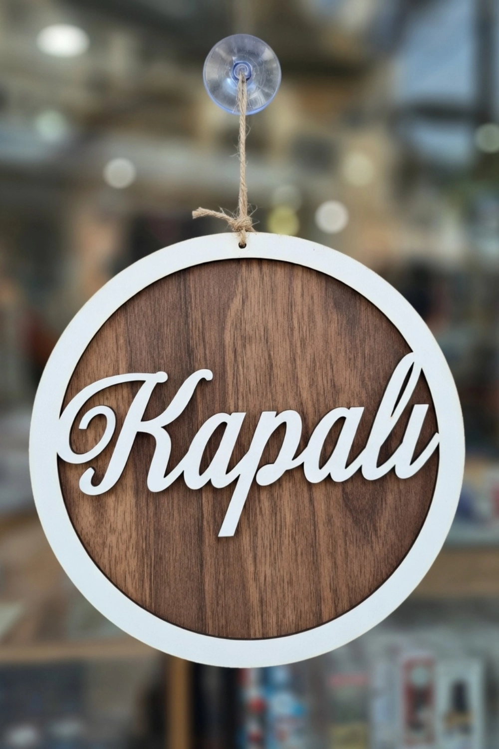 Yuvarlak Model 3D AÇIK-KAPALI Tabelası - Gediz