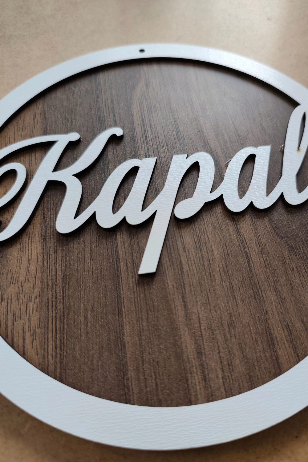 Yuvarlak Model 3D AÇIK-KAPALI Tabelası - Gediz