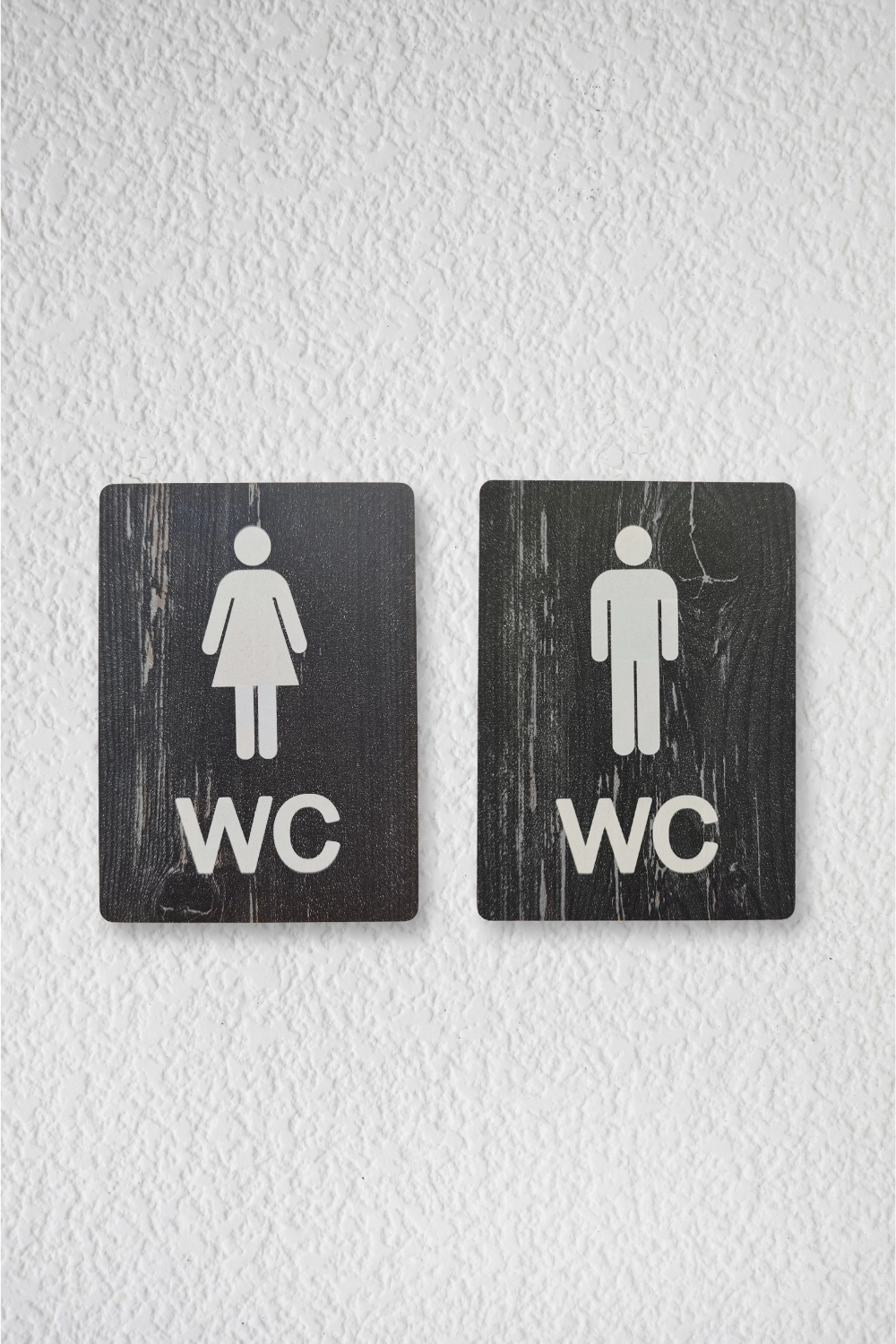 İkili Takım WC Kadın-Erkek Yönlendirme Tabelası - Rebap