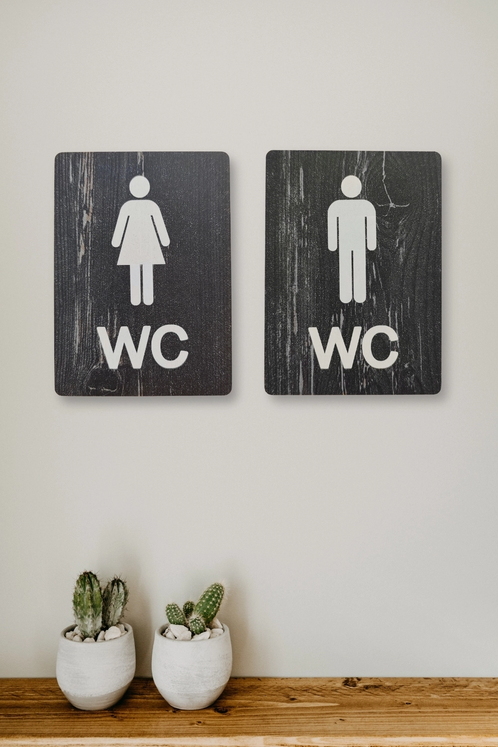 İkili Takım WC Kadın-Erkek Yönlendirme Tabelası - Rebap