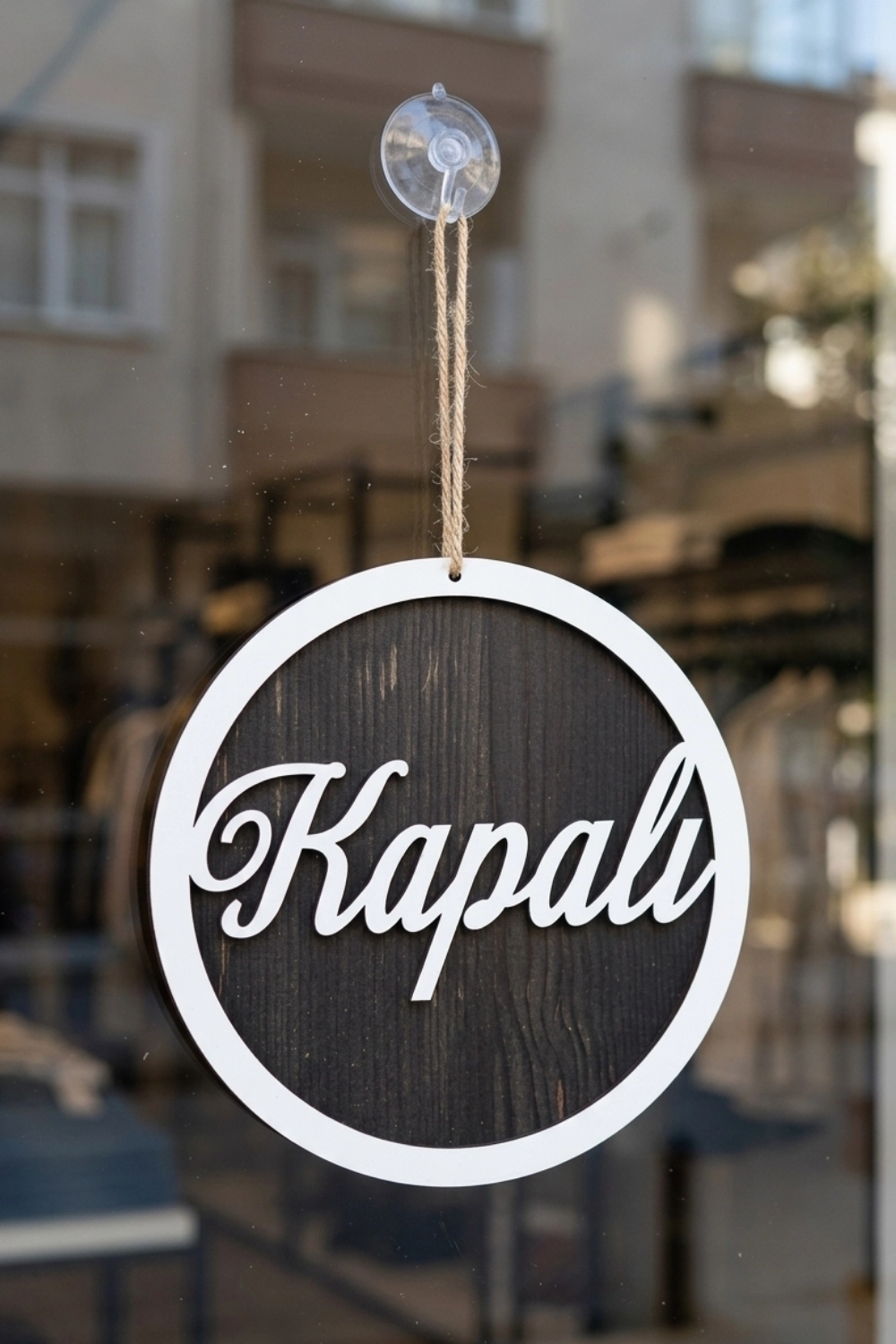 Yuvarlak Model 3D AÇIK-KAPALI Tabelası -Rebap