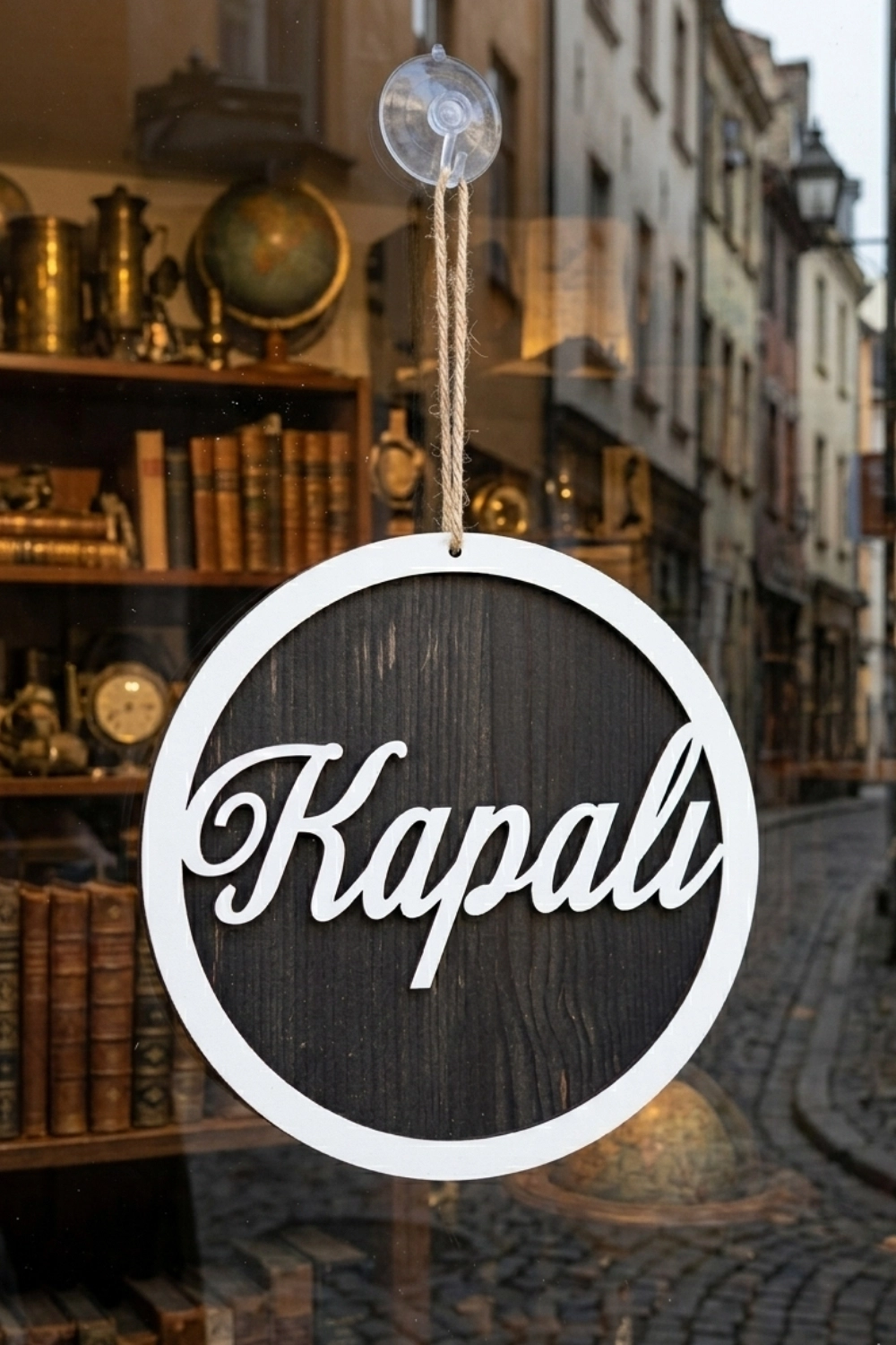 Yuvarlak Model 3D AÇIK-KAPALI Tabelası -Rebap