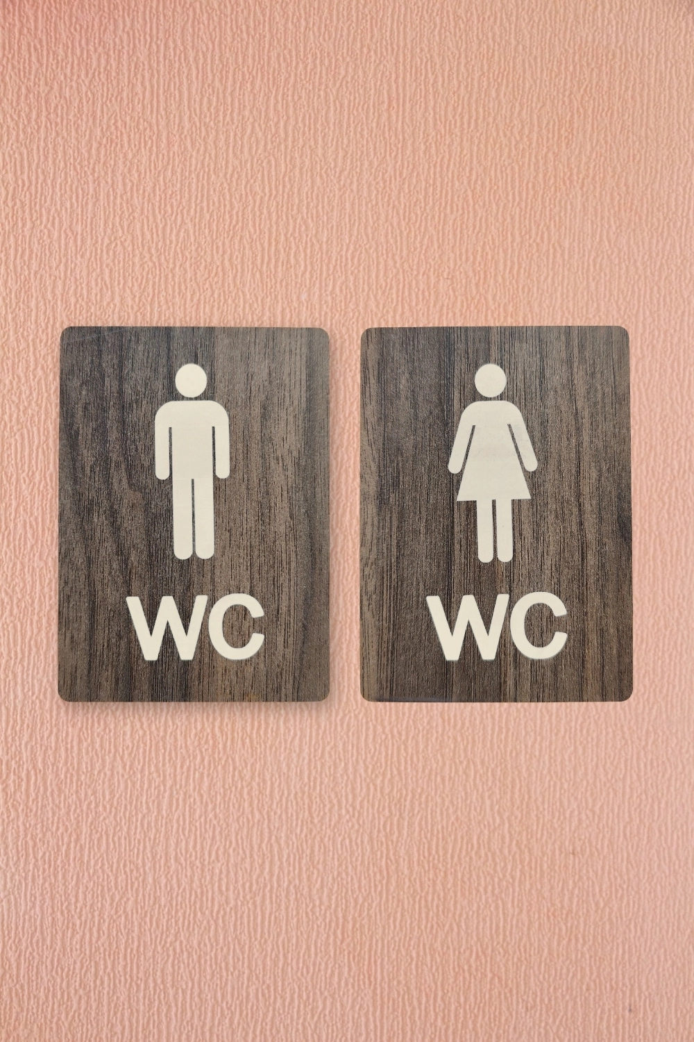 İkili Takım WC Kadın-Erkek Yönlendirme Tabelası - Gediz