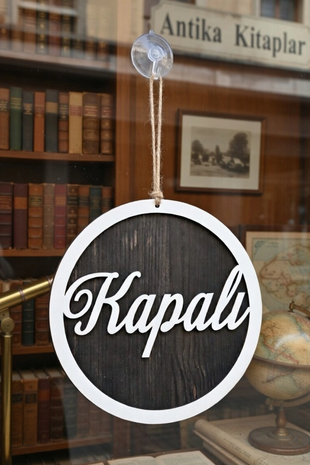 Yuvarlak Model 3D AÇIK-KAPALI Tabelası -Rebap