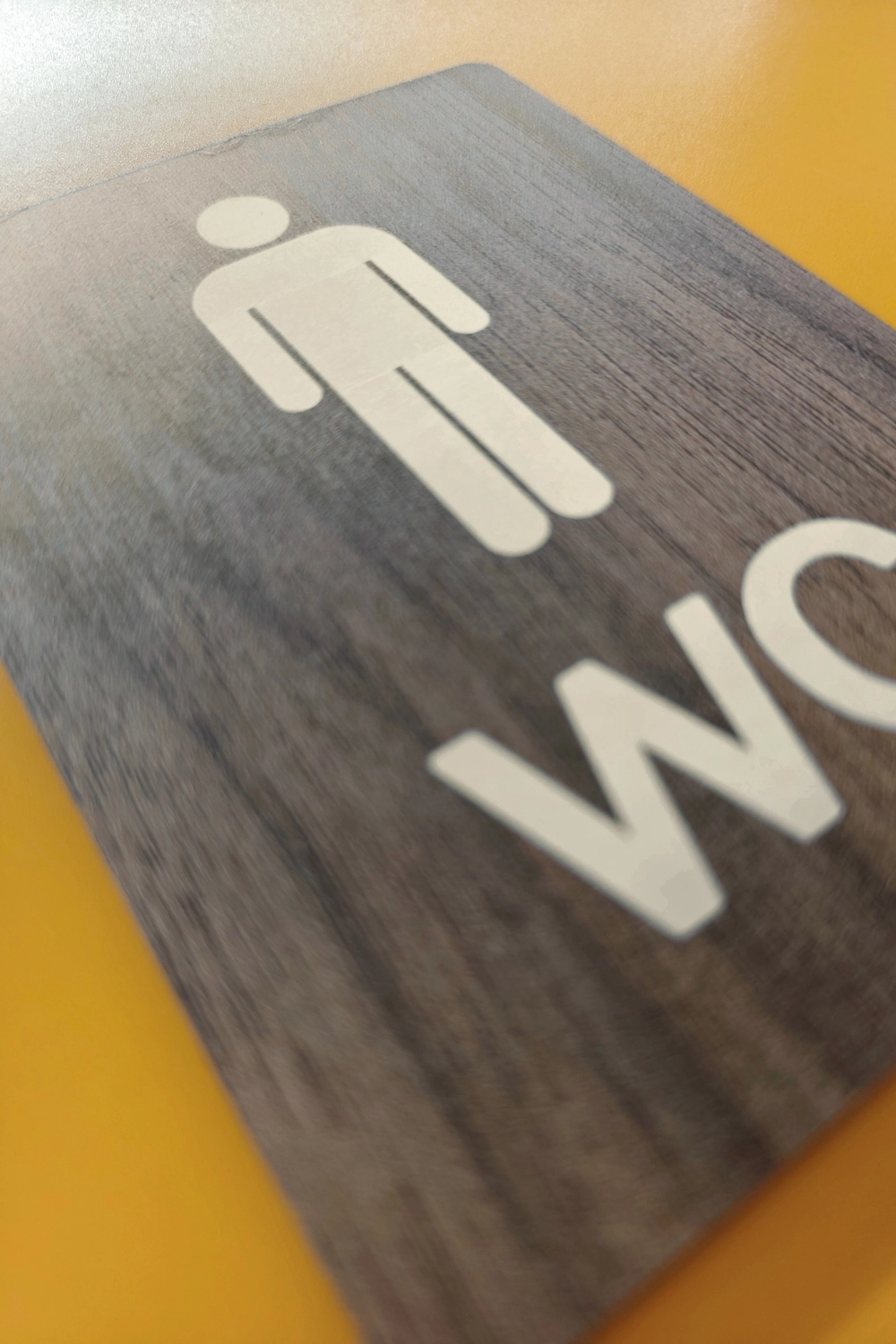 İkili Takım WC Kadın-Erkek Yönlendirme Tabelası - Gediz