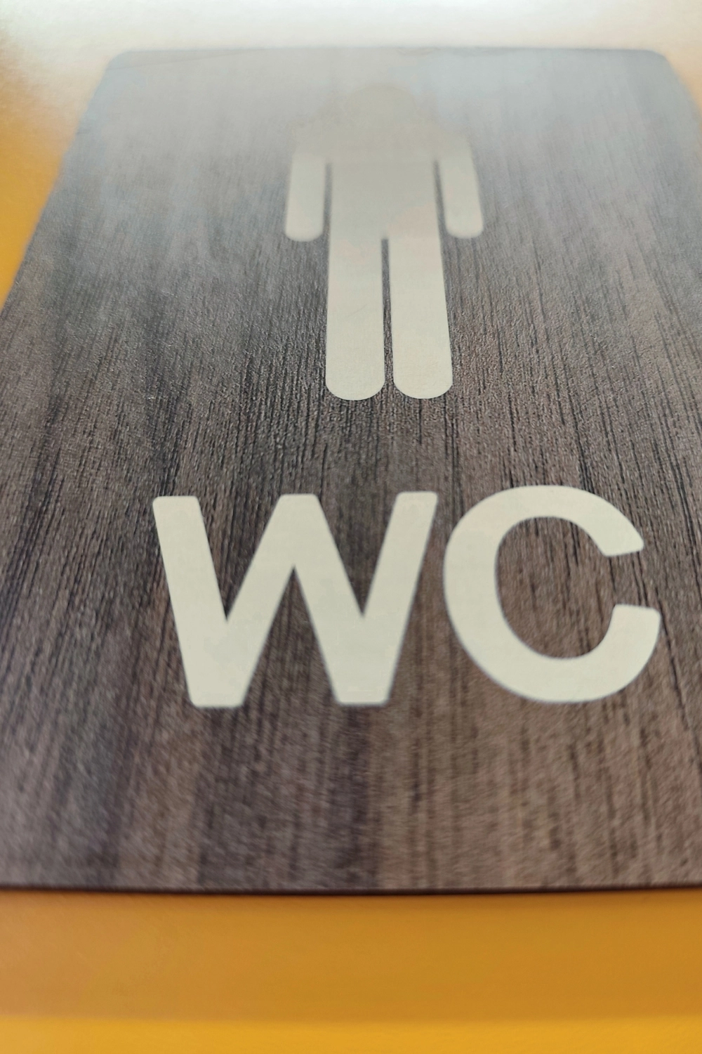 İkili Takım WC Kadın-Erkek Yönlendirme Tabelası - Gediz