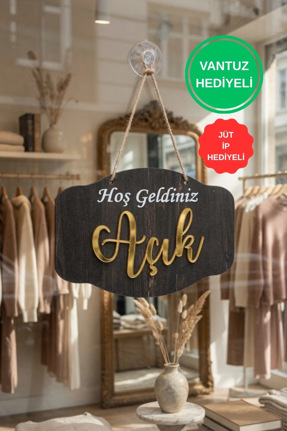 Pleksi Yazılı Modern AÇIK-KAPALI Tabelası -Rebap