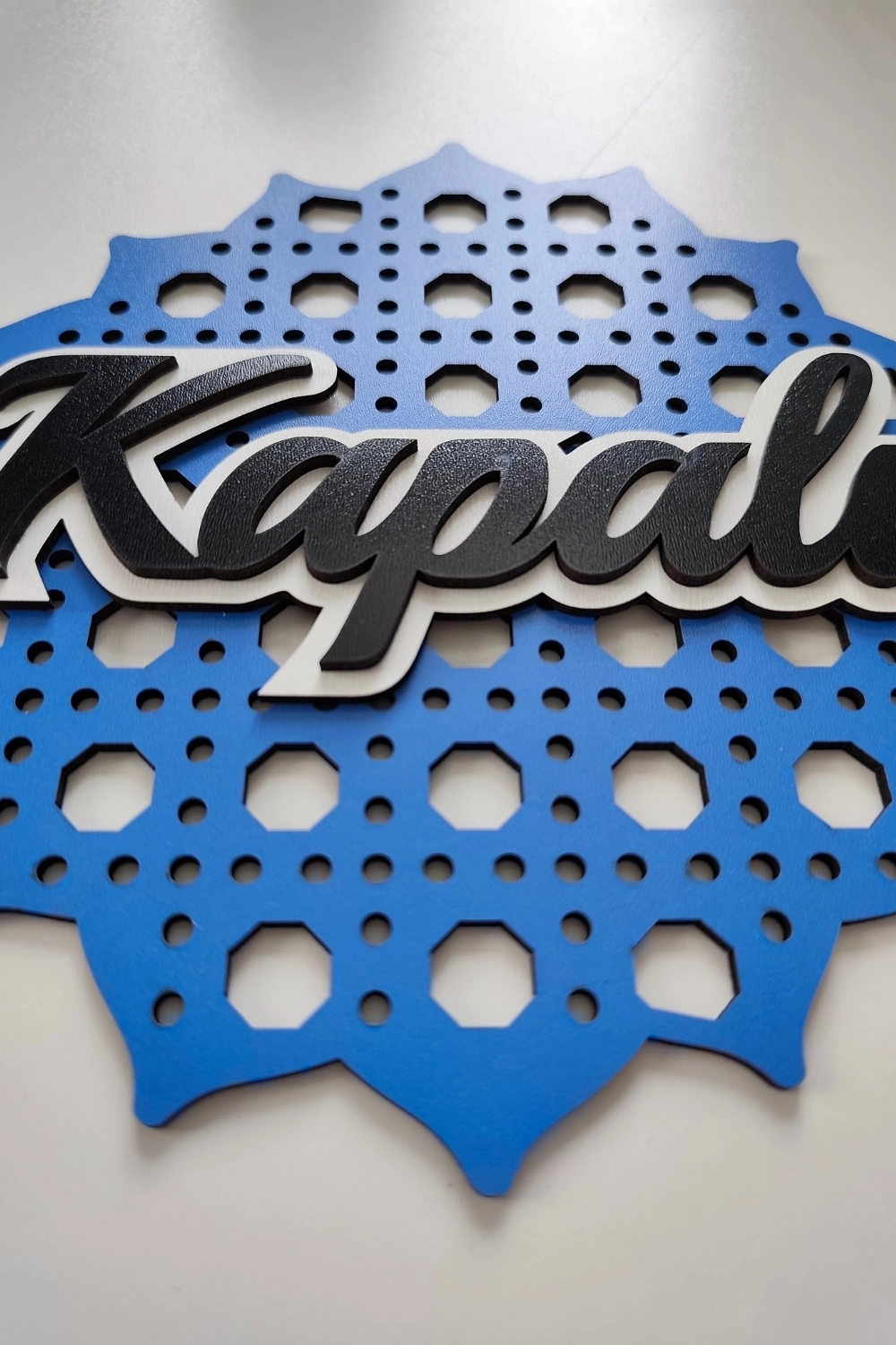 Rattan 5 Katmanlı Model AÇIK-KAPALI Tabelası - Saks