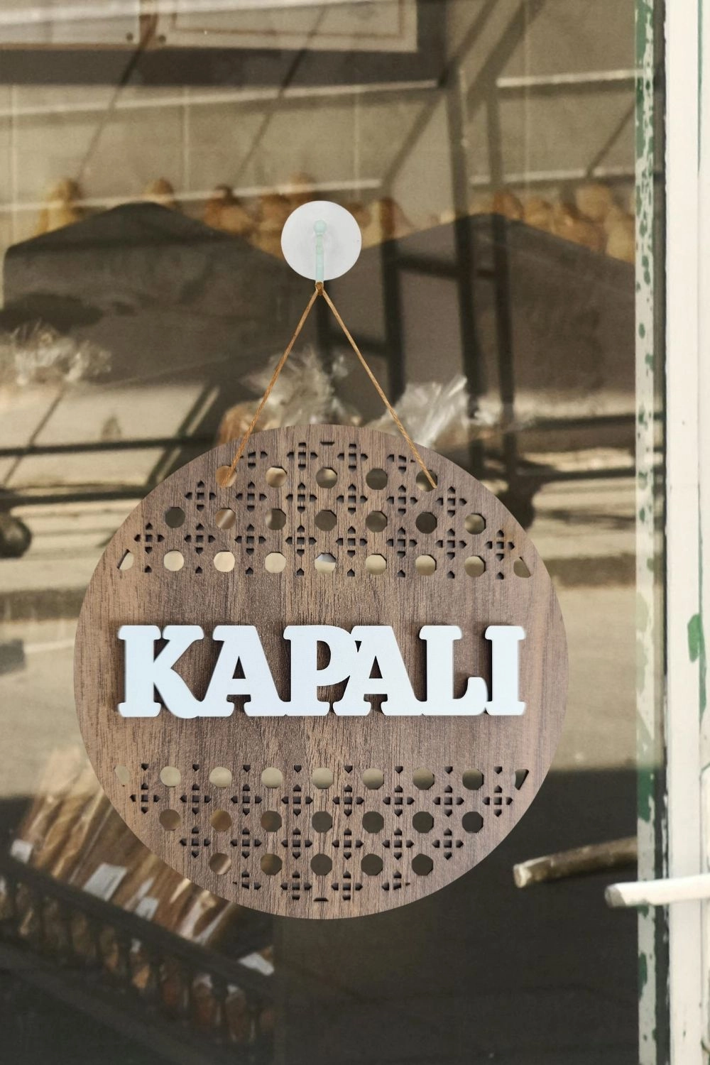 Rattan Model AÇIK-KAPALI Tabelası - Gediz