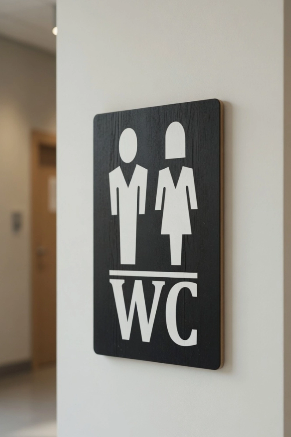 WC Kadın-Erkek Yönlendirme Tabelası - Rebap