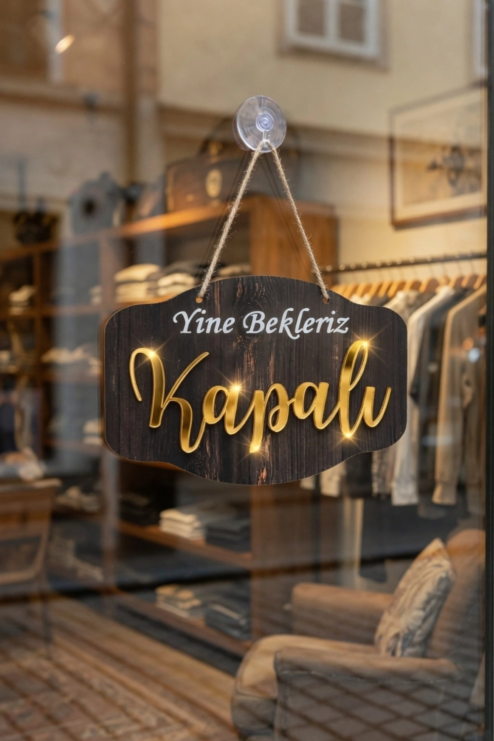 Pleksi Yazılı Modern AÇIK-KAPALI Tabelası -Rebap