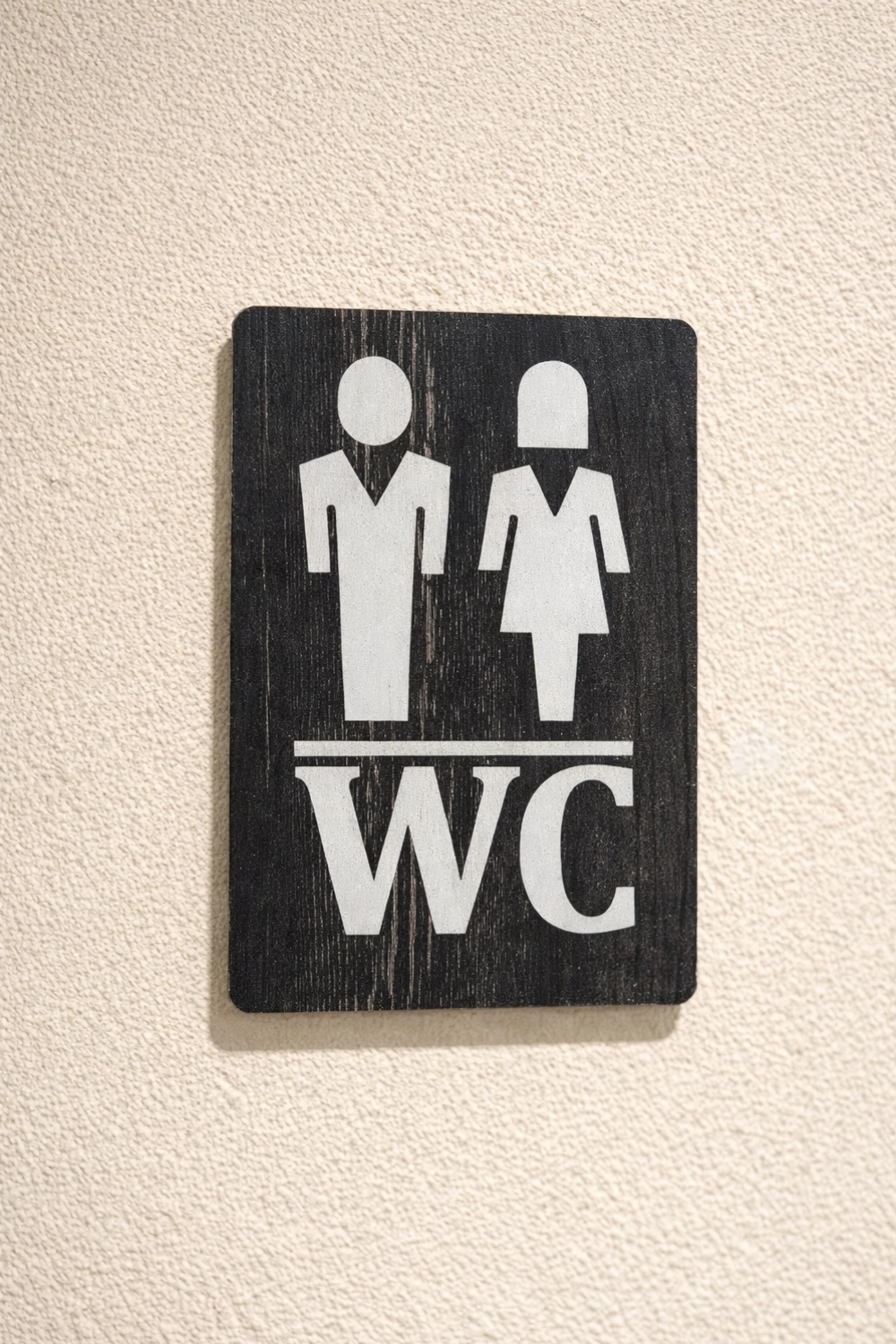 WC Kadın-Erkek Yönlendirme Tabelası - Rebap
