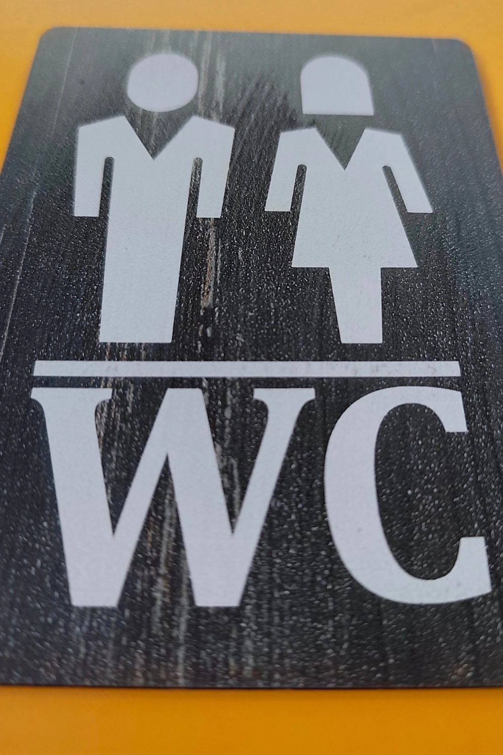 WC Kadın-Erkek Yönlendirme Tabelası - Rebap