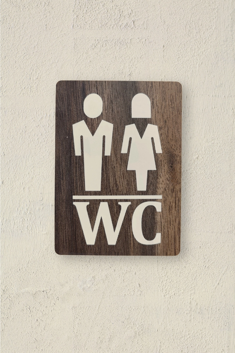 WC Kadın-Erkek Yönlendirme Tabelası - Gediz