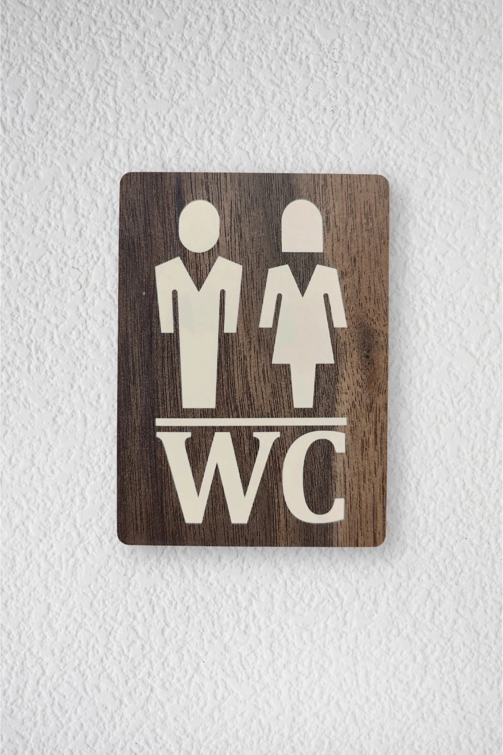 WC Kadın-Erkek Yönlendirme Tabelası - Gediz