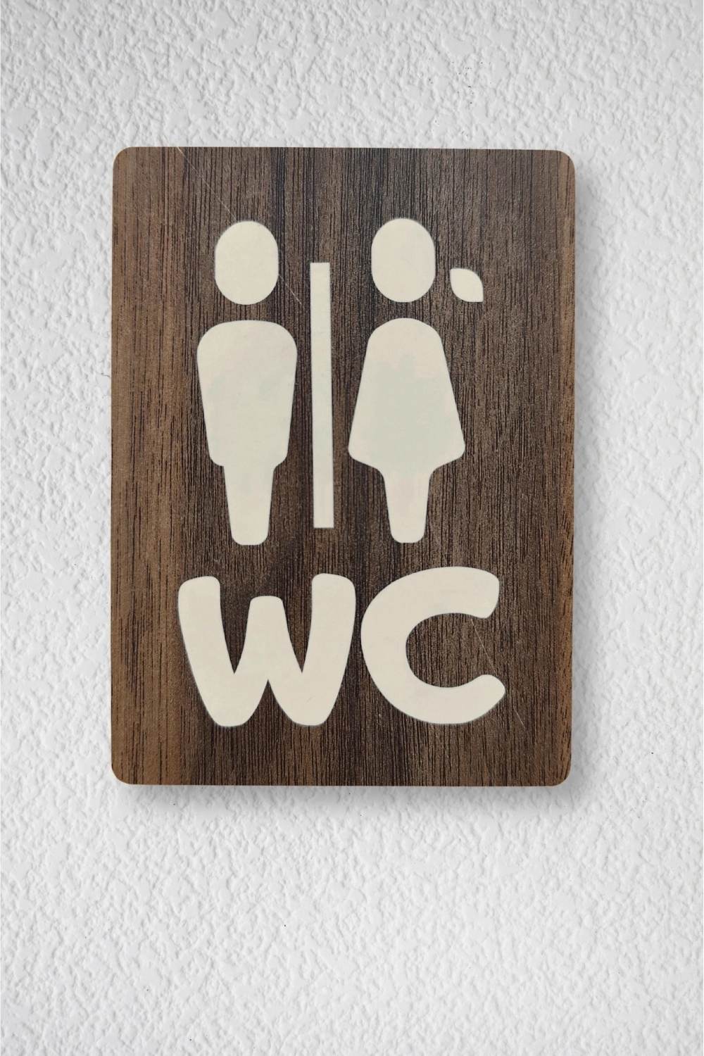 WC Kadın-Erkek Yönlendirme Tabelası - Gediz