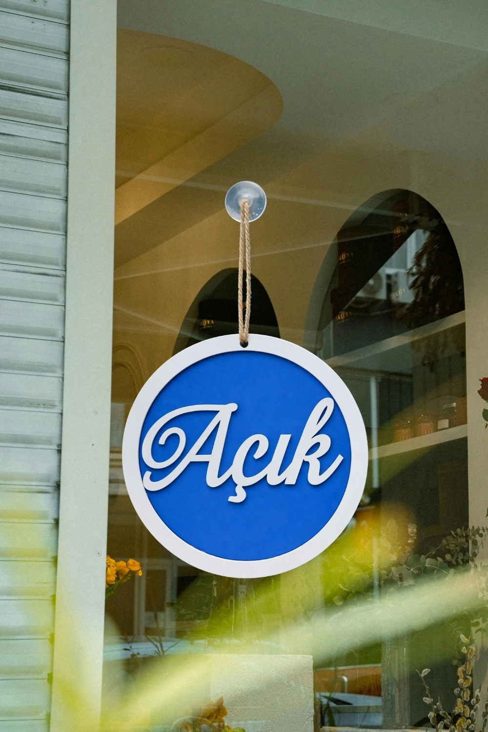 Yuvarlak Model 3D AÇIK-KAPALI Tabelası - Saks