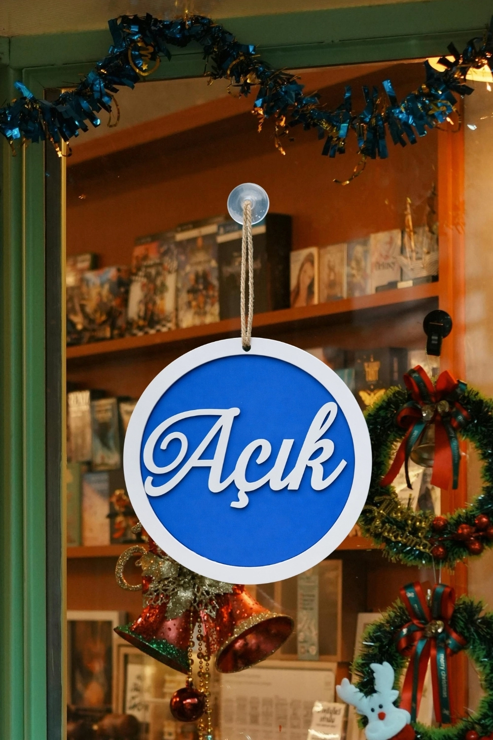 Yuvarlak Model 3D AÇIK-KAPALI Tabelası - Saks