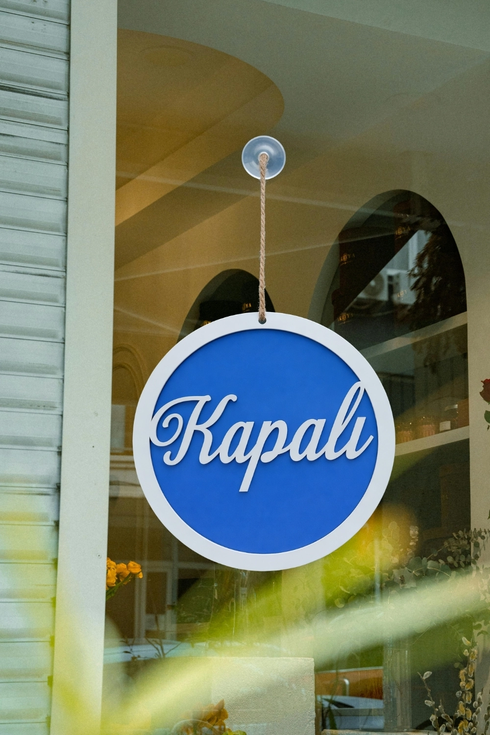 Yuvarlak Model 3D AÇIK-KAPALI Tabelası - Saks