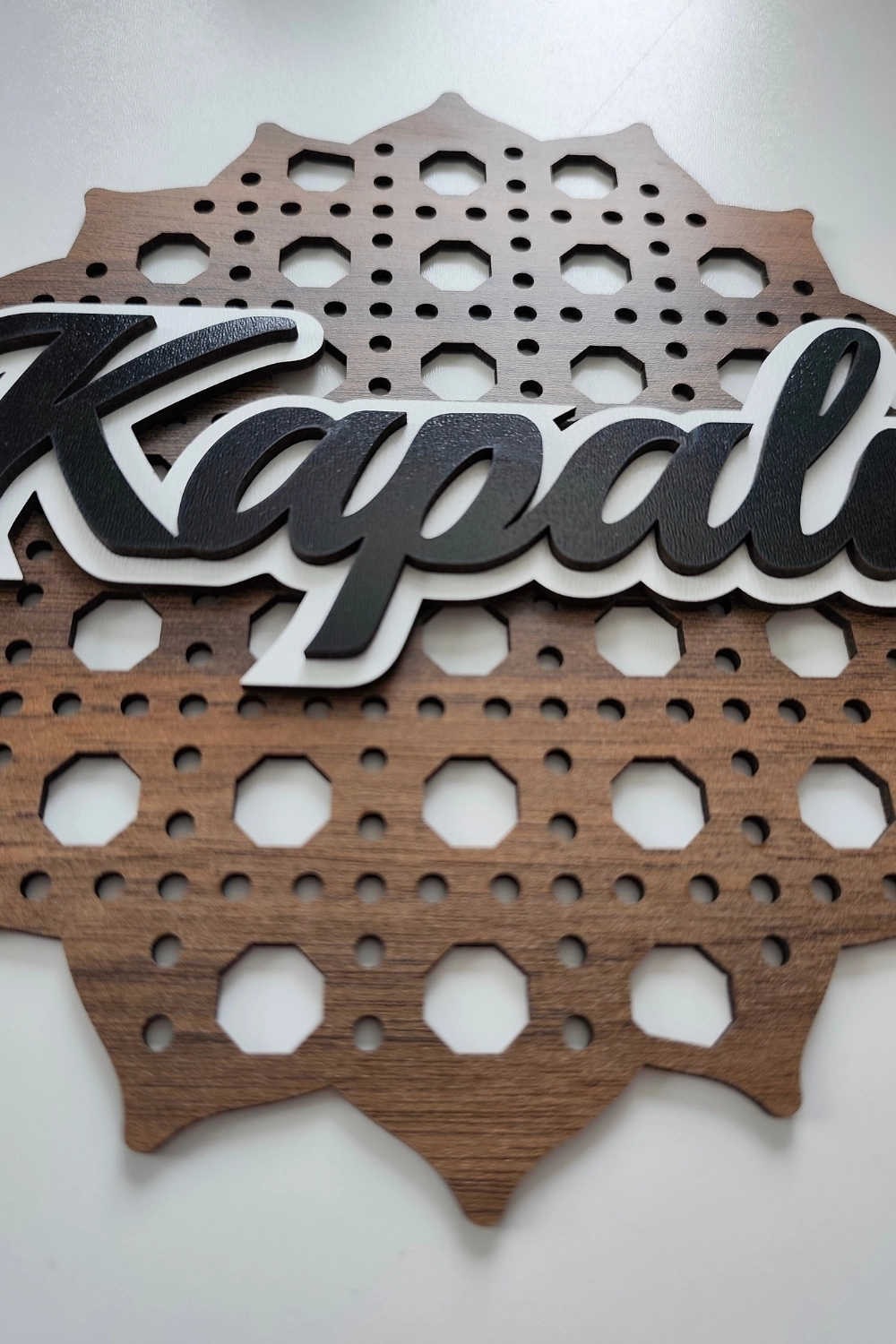 Rattan 5 Katmanlı Model AÇIK-KAPALI Tabelası - Gediz
