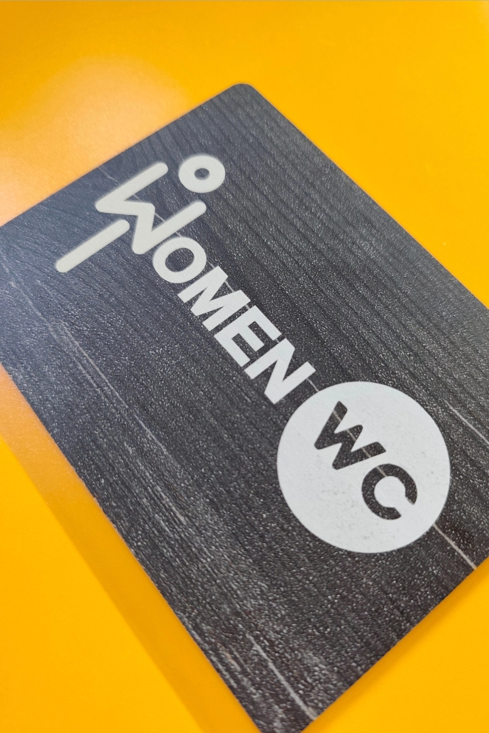 İkili Takım WC Women-Men Yönlendirme Tabelası - Rebap