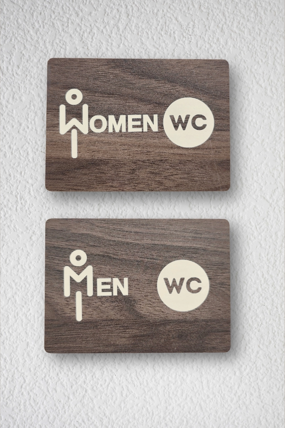 İkili Takım WC Women-Men Yönlendirme Tabelası - Gediz