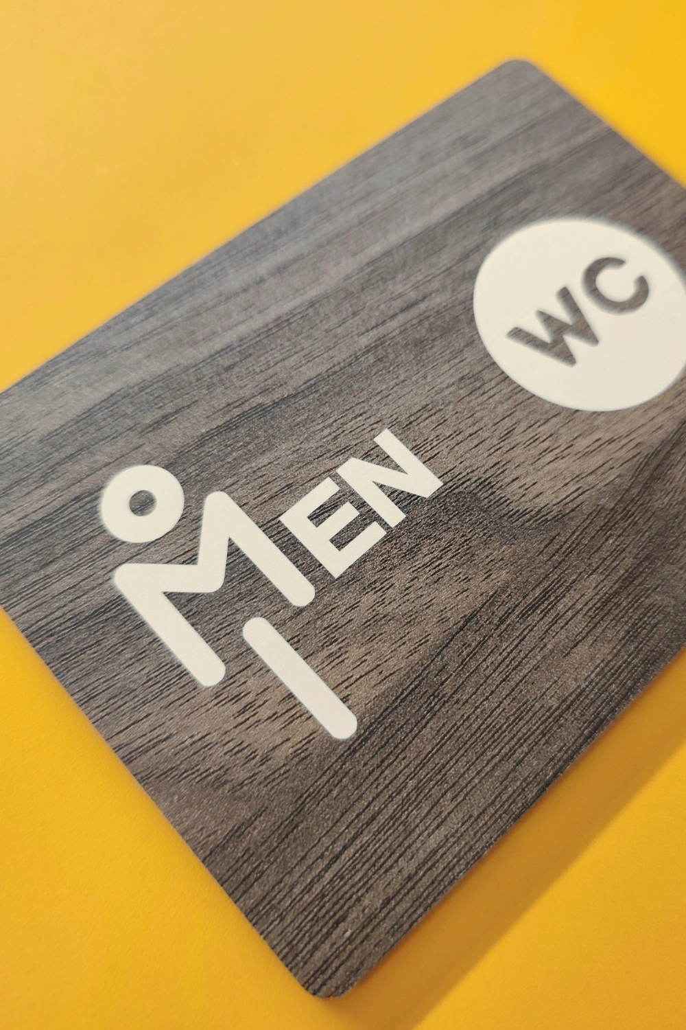 İkili Takım WC Women-Men Yönlendirme Tabelası - Gediz